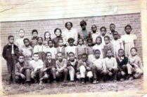 A sunday school class of the Shiloh Baptist Church