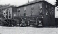 The Monroe House on the corner. Alderson's first hotel.