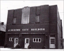 The City Building circa 1960s. The fire station was in the front, but was remodeled when it moved to Railroad Avenue.