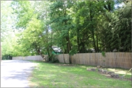 Driving east along Rt. 63/12, toward front gate of the Camp Greenbrier
